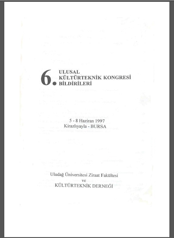 Erozyonu Azaltmak Amacıyla Yönetim Metotlarının Seçiminde Yardımcı Olacak Bilgisayar Programı - TURTEM